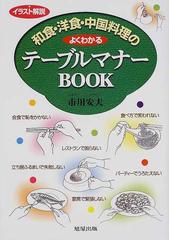 和食 洋食 中国料理のよくわかるテーブルマナーｂｏｏｋ イラスト解説の通販 市川 安夫 紙の本 Honto本の通販ストア