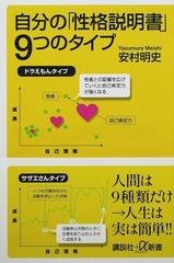 自分の 性格説明書 ９つのタイプの通販 安村 明史 講談社 A新書 紙の本 Honto本の通販ストア