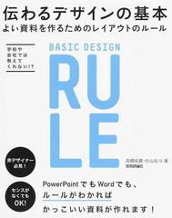 伝わるデザインの基本 よい資料を作るためのレイアウトのルール 学校や会社では教えてくれない 非デザイナー必見 の通販 高橋 佑磨 片山 なつ 紙の本 Honto本の通販ストア