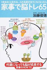 家事で脳トレ６５ ３歩あるくと忘れる 人の名前が出てこなくなったらの通販 加藤 俊徳 紙の本 Honto本の通販ストア