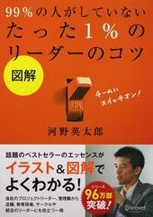 図解９９％の人がしていないたった１％のリーダーのコツの通販/河野