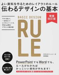 伝わるデザインの基本 よい資料を作るためのレイアウトのルール 資料作成の教科書 非デザイナー必携 必読 増補改訂版の通販 高橋佑磨 片山なつ 紙の本 Honto本の通販ストア