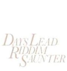 RIDDIM SAUNTER DAYS LEAD (LPレコード) | nate-hospital.com