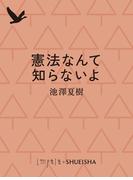 憲法なんて知らないよ(集英社文庫)