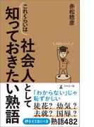 社会人としてこれくらいは知っておきたい熟語