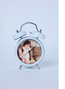 青山なぎさ　ボイス入り目覚まし時計　【購入特典・生写真３枚付き】