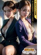 SS-Paradise　美人客室乗務員が二人でお世話いたします！　AI美女グラビア写真集
