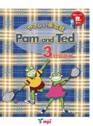 音声ダウンロード付 やさしい英会話 Pam and Ted 3行会話編