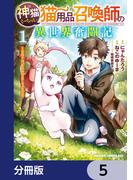 神猫ミーちゃんと猫用品召喚師の異世界奮闘記～目指すは、もふもふスローライフ！～【分冊版】　5(ドラゴンコミックスエイジ)