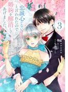忠誠心がないと言われたので婚約を解消してあげました。3(ブシロードコミックス)