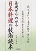 基礎からわかる日本料理の技術読本 読んで身につく基本技術を一冊に集約 実践に役立つ豊富な献立例
