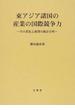 東アジア諸国の産業の国際競争力 その変化と展望の統計分析