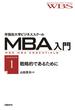 早稲田大学ビジネススクールMBA入門［session1］戦略的であるために――意思決定のための基本3条件