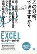 EXCEL売上データ分析 ［ビジテク］ 2013／2010／2007対応