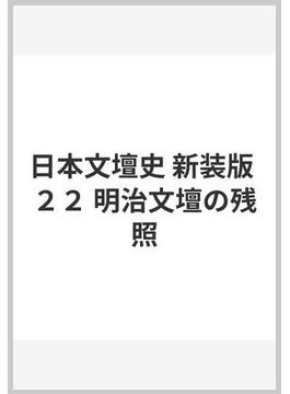 日本文壇史 新装版 ２２ 明治文壇の残照