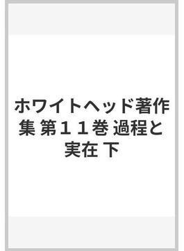 ホワイトヘッド著作集 第１１巻 過程と実在 下