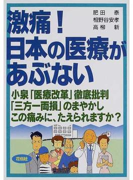 激痛！日本の医療があぶない 小泉「医療改革」徹底批判「三方一両損」のまやかしこの痛みに、たえられますか？