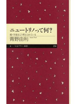 ニュートリノって何？ ──続・宇宙はこう考えられている(ちくまプリマー新書)