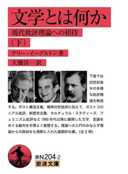 文学とは何か （下）－現代批評理論への招待(岩波文庫)