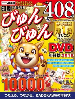 印刷するだけ　びゅんびゅん年賀状　DVD　2018