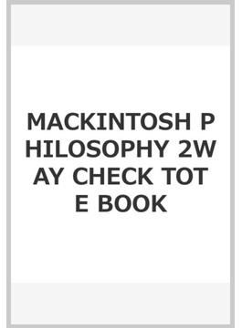 MACKINTOSH PHILOSOPHY 2WAY CHECK TOTE BOOK