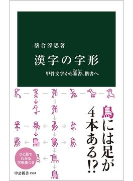 漢字の字形　甲骨文字から篆書、楷書へ(中公新書)