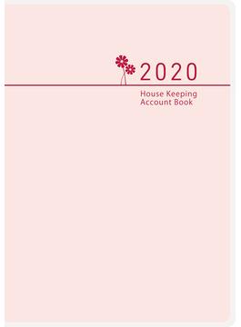 Petit Kakeibo (プチ家計簿) 家計簿 2020年 令和2年 A6 クリアカバー ピンク No.34 2020年1月始まり