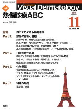 Ｖｉｓｕａｌ Ｄｅｒｍａｔｏｌｏｇｙ 目でみる皮膚科学 Ｖｏｌ．１８Ｎｏ．１１（２０１９−１１） 特集熱傷診療ＡＢＣ