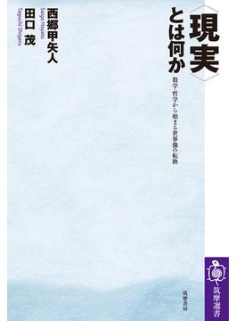 〈現実〉とは何か 数学・哲学から始まる世界像の転換(筑摩選書)