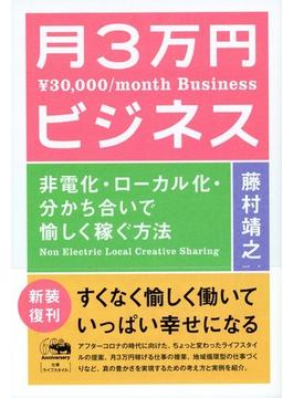 月３万円ビジネス 非電化・ローカル化・分かち合いで愉しく稼ぐ方法 新装版