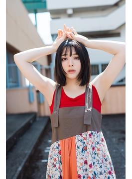 鎮西寿々歌（FRUITS ZIPPER） サイン入り写真パネル