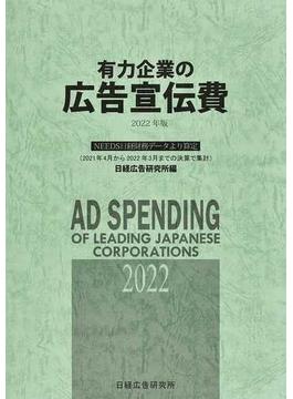 有力企業の広告宣伝費 ＮＥＥＤＳ日経財務データより算定 ２０２２年版