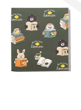 MJ×古川紙工 「檸檬書店」 Book CAFE Lemon メモパッド reading time