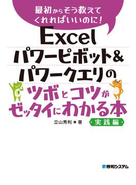 Excel パワーピボット＆パワークエリのツボとコツがゼッタイにわかる本　実践編