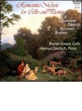 Romantic Music-brahms, Schumann, Dietlich, T.kirchner: Ginzel(Vc) H.deutsch(P)