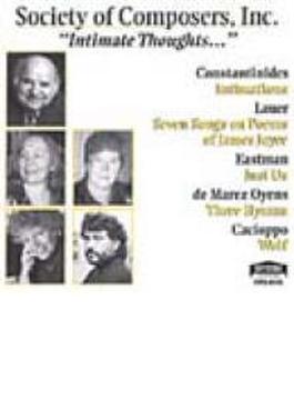 Intimations / Songs On Poems Of / Coxistantinides, Laver, Oyens