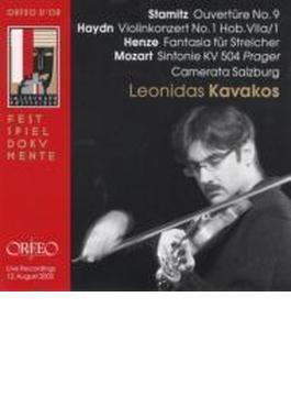 Sym.38 / Violin Concerto.1: Kavakos(Vn) / Camerata Academica Salzburg