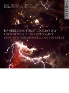 聖チェチーリアの祝日のための頌歌、ハーモニー頌、合奏協奏曲第７番　ネヴィル＝トウル＆ルードゥス・バロック
