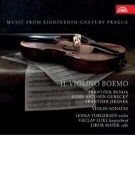 『ボヘミアのヴァイオリン～１８世紀プラハのヴァイオリン・ソナタ集～Ｆ．ベンダ、イラーセク、グレツキー』　レンカ・トルゲルセン