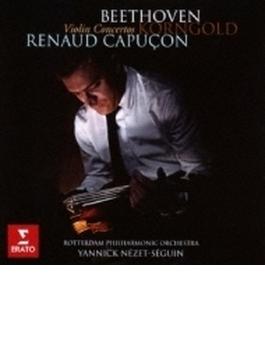 Violin Concerto: R.capucon(Vn) Nezet-seguin / Rotterdam Po +korngold: Concerto