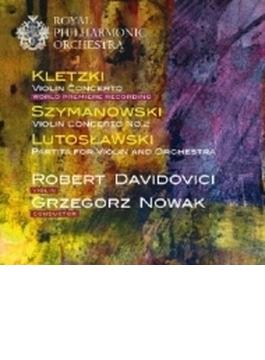 Violin Concerto: Davidovici(Vn) G.nowak / Rpo +szymanowski: Concerto, 2, Lutoslawski: Partita