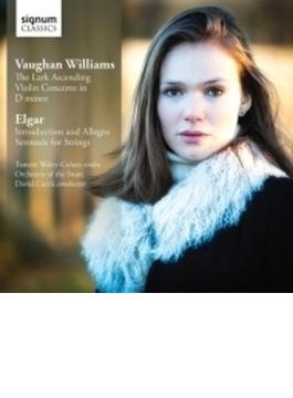 ヴォーン・ウィリアムズ：ヴァイオリン協奏曲、揚げひばり、エルガー：序奏とアレグロ、他　ウェーリー＝コーエン、カーティス＆オーケストラ・オブ・ザ・スワン