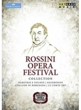 ロッシーニ音楽祭コレクション～オリー伯爵、デメトリオとポリビオ、シジスモンド、ブルゴーニュのアデライーデ（６ＤＶＤ）