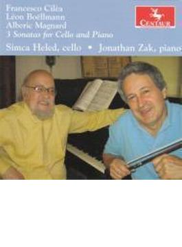 Cilea, Boellmann, Magnard: Cello Sonata: S.heled(Vc) J.zak(P)