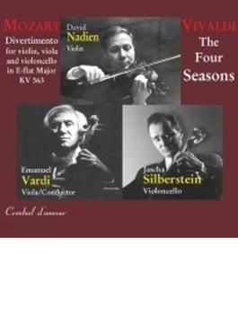 ヴィヴァルディ：『四季』、モーツァルト：ディヴェルティメント　ネイディアン、カップ・シンフォニエッタ、ヴァルディ、他