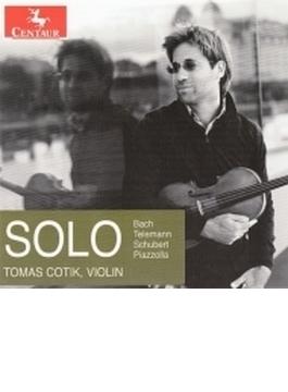 Tomas Cotik: Solo-j.s.bach, Telemann, Schubert, Piazzolla