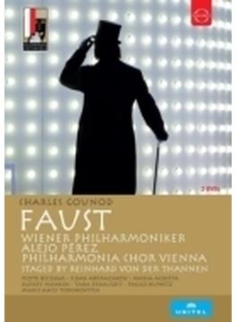 『ファウスト』全曲　タンネン演出、アレホ・ペレス＆ウィーン・フィル、ベチャワ、アブドラザコフ、他（2016　ステレオ）（日本語字幕・解説付き）（2DVD）