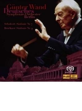 ブルックナー：交響曲第9番、シューベルト：交響曲第8番『未完成』　ギュンター・ヴァント＆ベルリン・ドイツ交響楽団（2SACD）