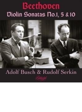 ヴァイオリン・ソナタ第5番『春』、第10番、第1番　アドルフ・ブッシュ、ルドルフ・ゼルキン（1951）