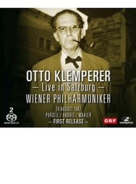 『オットー・クレンペラー／1947年ザルツブルク音楽祭ライヴ～マーラー：交響曲第4番、パーセル、ロイ・ハリス』　ウィーン・フィル、ヒルデ・ギューデン（2SACD）
